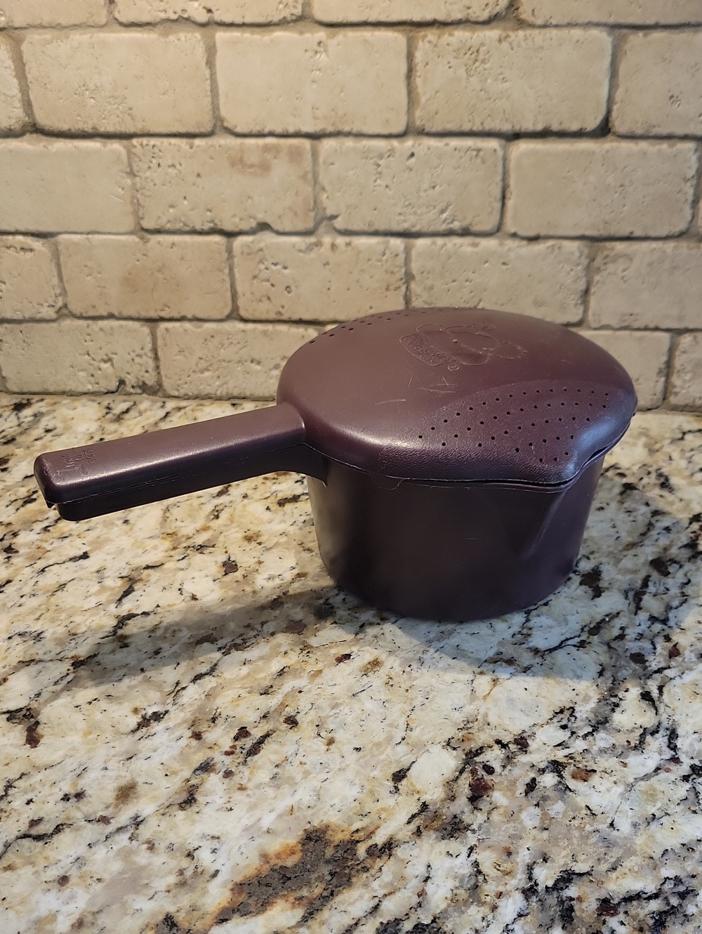 Pampered Chef 4 Cup 1 Quart Micro Cooker Steamer Pot Strainer